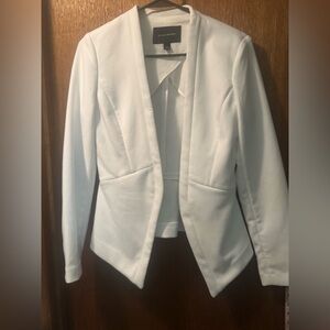 Elegant White Women's Blazer by Banana Republic.